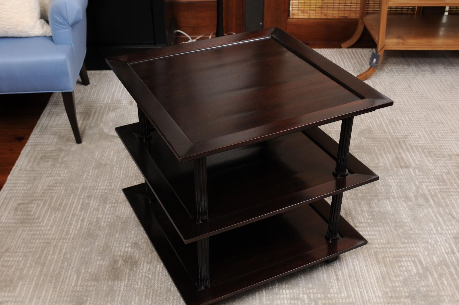 American 3 Tier Side Table