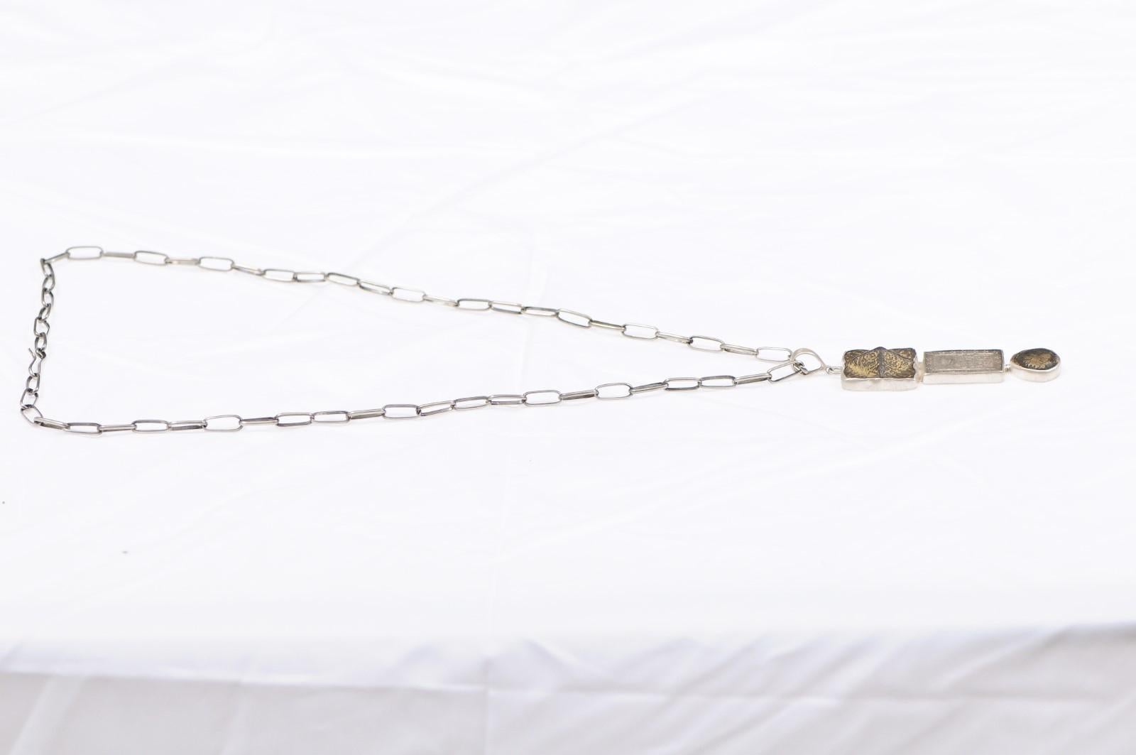Women's or Men's 3-Tiered Ancient Artifact & Coin Necklace