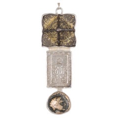 3-Tiered Ancient Artifact & Coin Necklace