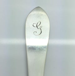 3 Tiffany & Co. Sterling Silver Faneuil 1910 Flat Handle Butter Knives Monogram