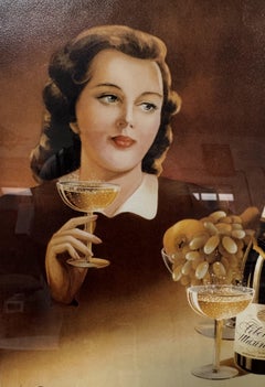 (3) USSR Haute Cuisine Posters 1950-60 Caviar, Chocolate and Champagne