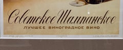 (2) UdSSR Haute Cuisine Plakate 1950-60 Kaviar und Schokolade