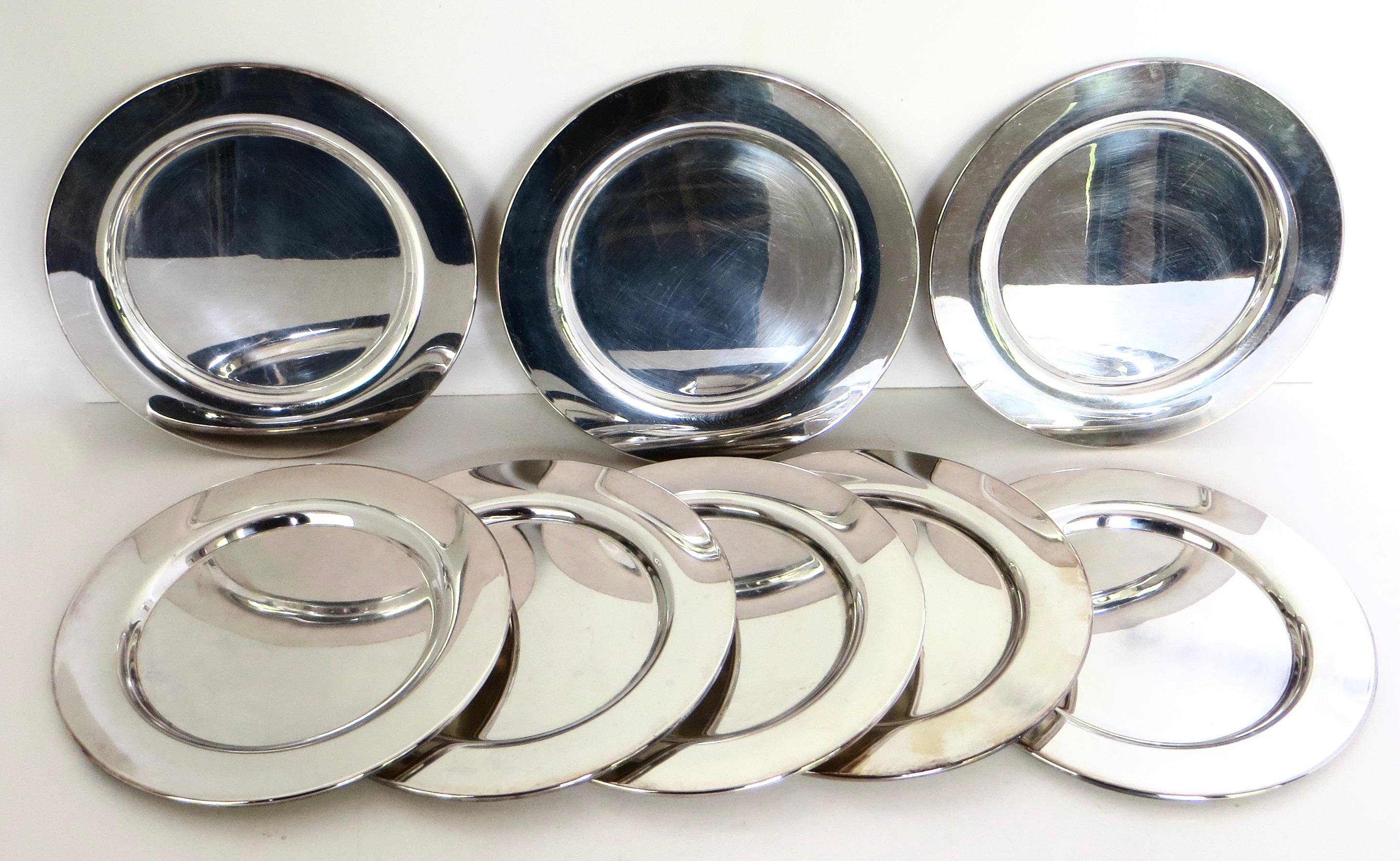 (3) Servilleteros Circulares Florales Victorianos Plateados + (8) Minicargadores SP en venta 4