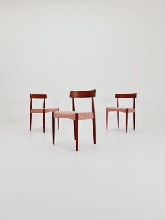 3 Vintage Danish Teak Chair By Arne Hovmand-Olsen Model NR Mk 200 , 1960s