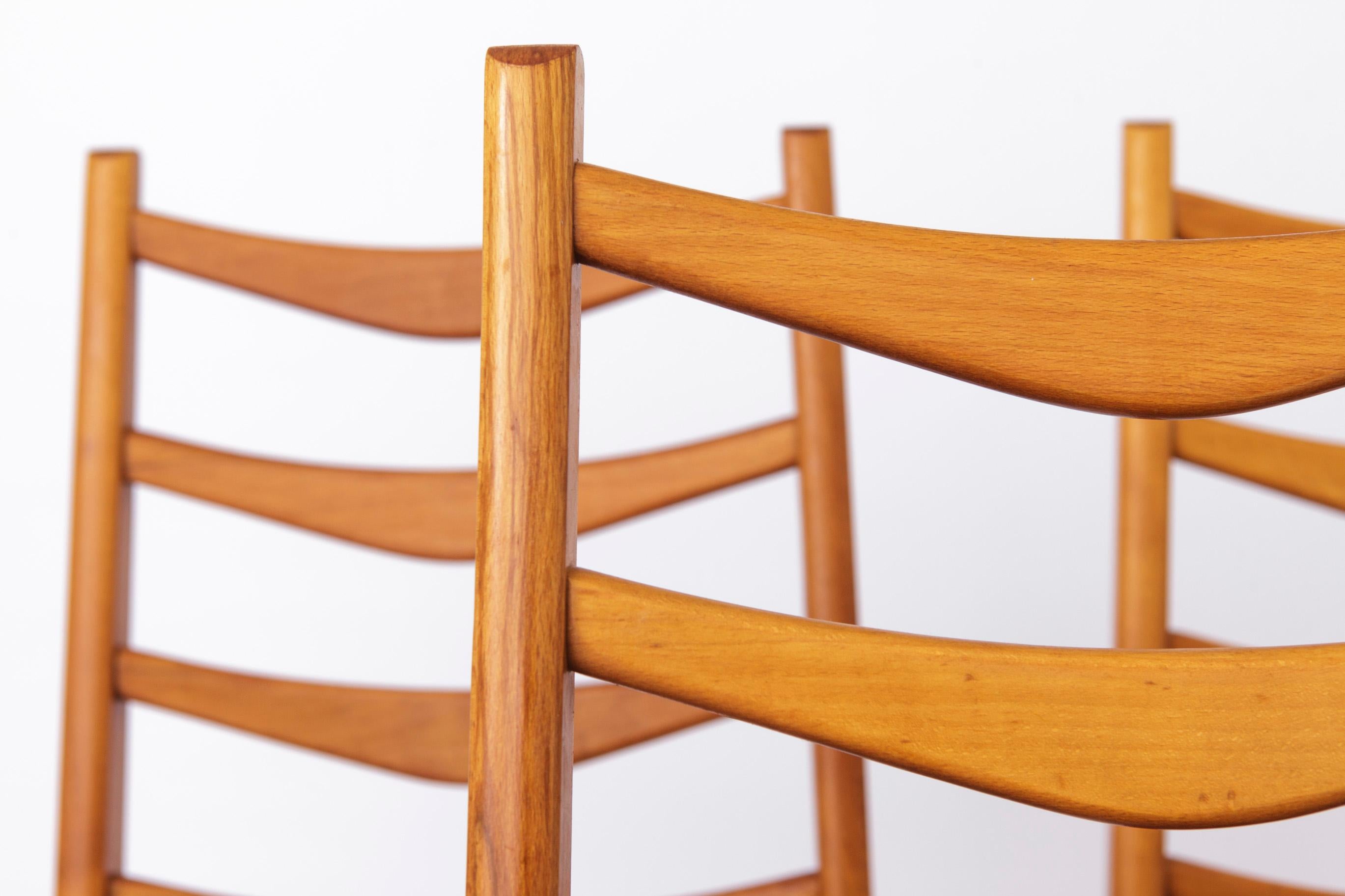 Late 20th Century 3 Vintage Dining Chairs 1970s - German Design For Sale