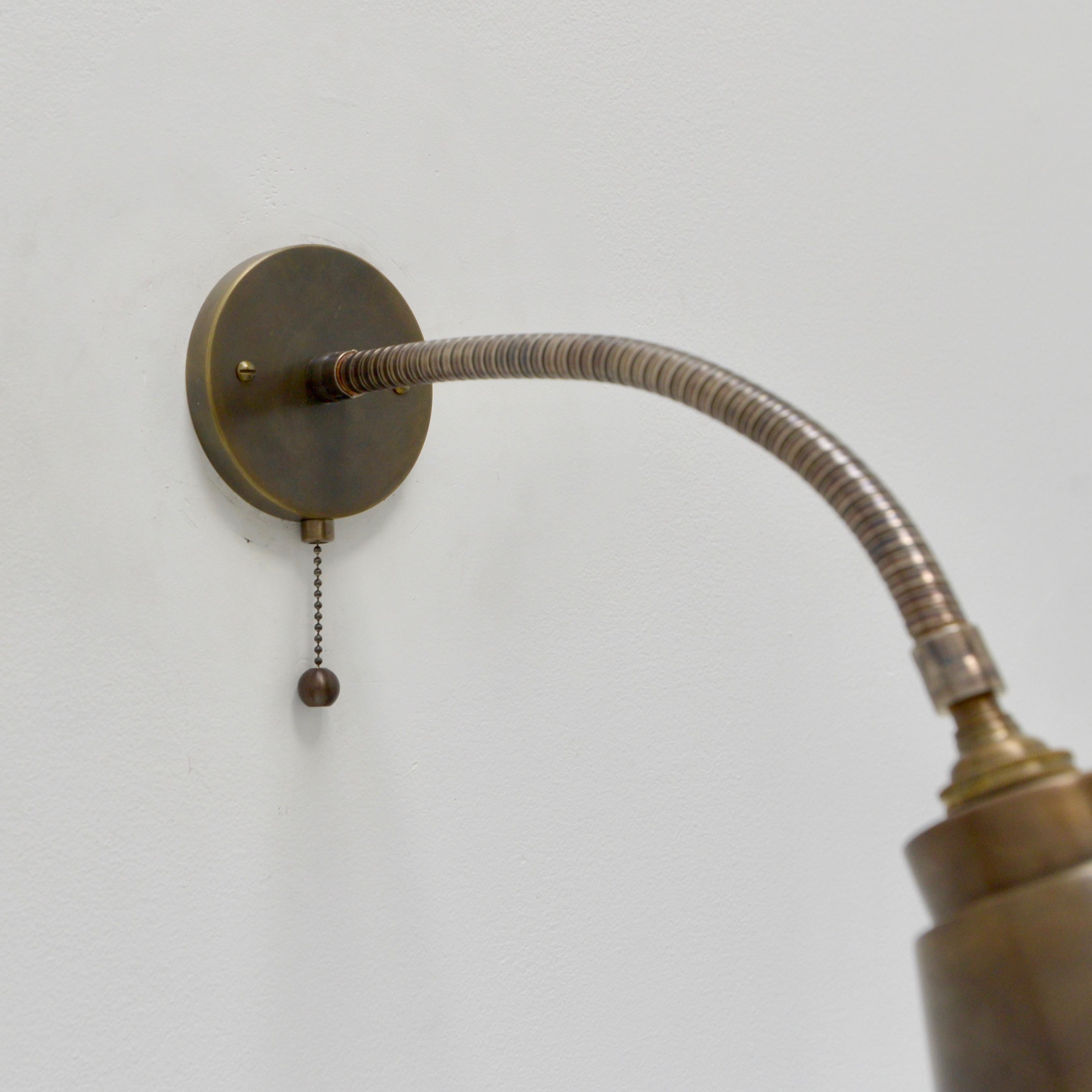 Brass LUgoose Sconce For Sale