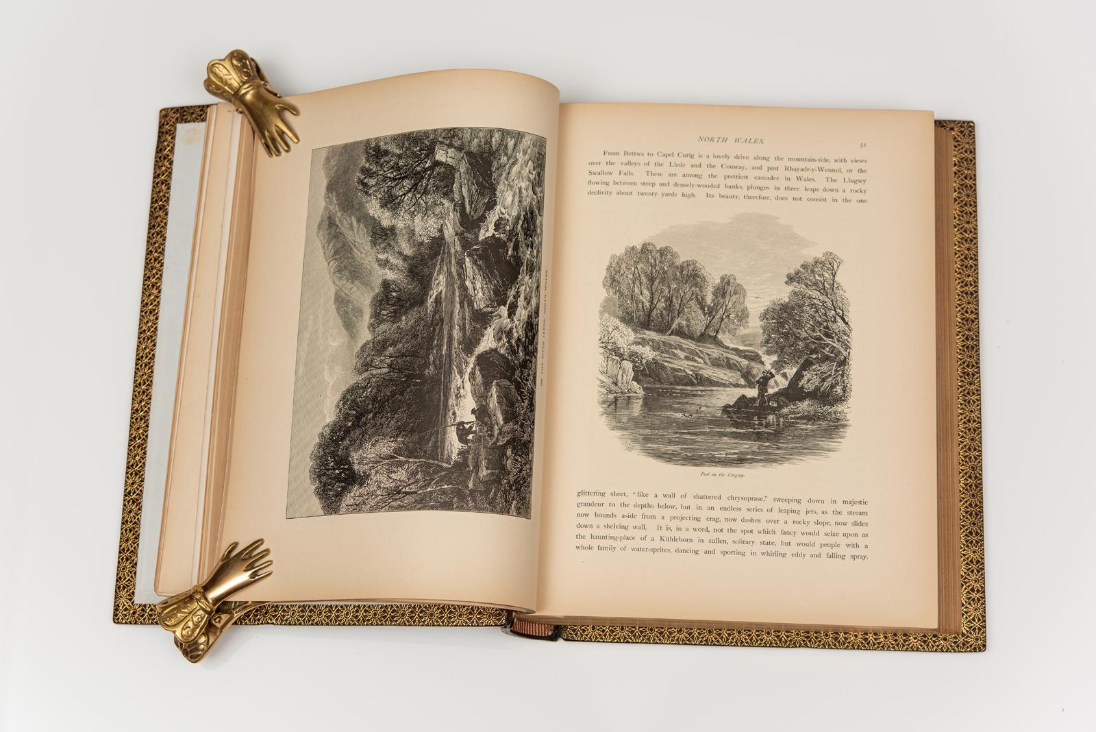 3 Vol. Bayard Taylor, Europa pintoresca en Bueno estado para la venta en New York, NY