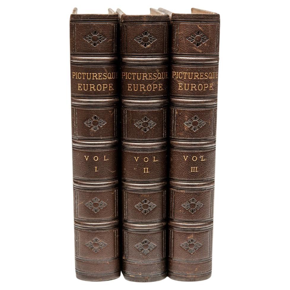 3 Vol. Bayard Taylor, Europa pintoresca
