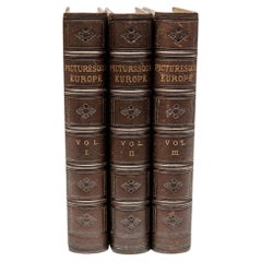 3 Vol. Bayard Taylor, Europa pintoresca