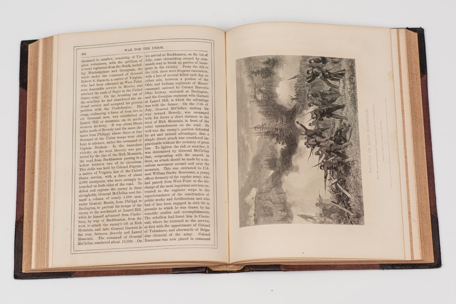 3 Vol. Evert A. Duyckinck, Historia Nacional de la Guerra por la Unión siglo XIX en venta