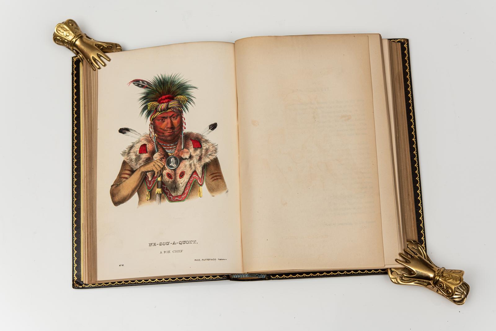 Americano 3 Vol. Thomas L. McKenney, Storia delle tribù indiane del Nord America in vendita