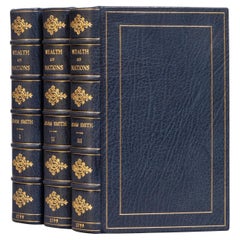 3 Volumes Adam Smith, An Inquiry; The Nature and Causes of the Wealth of Nations