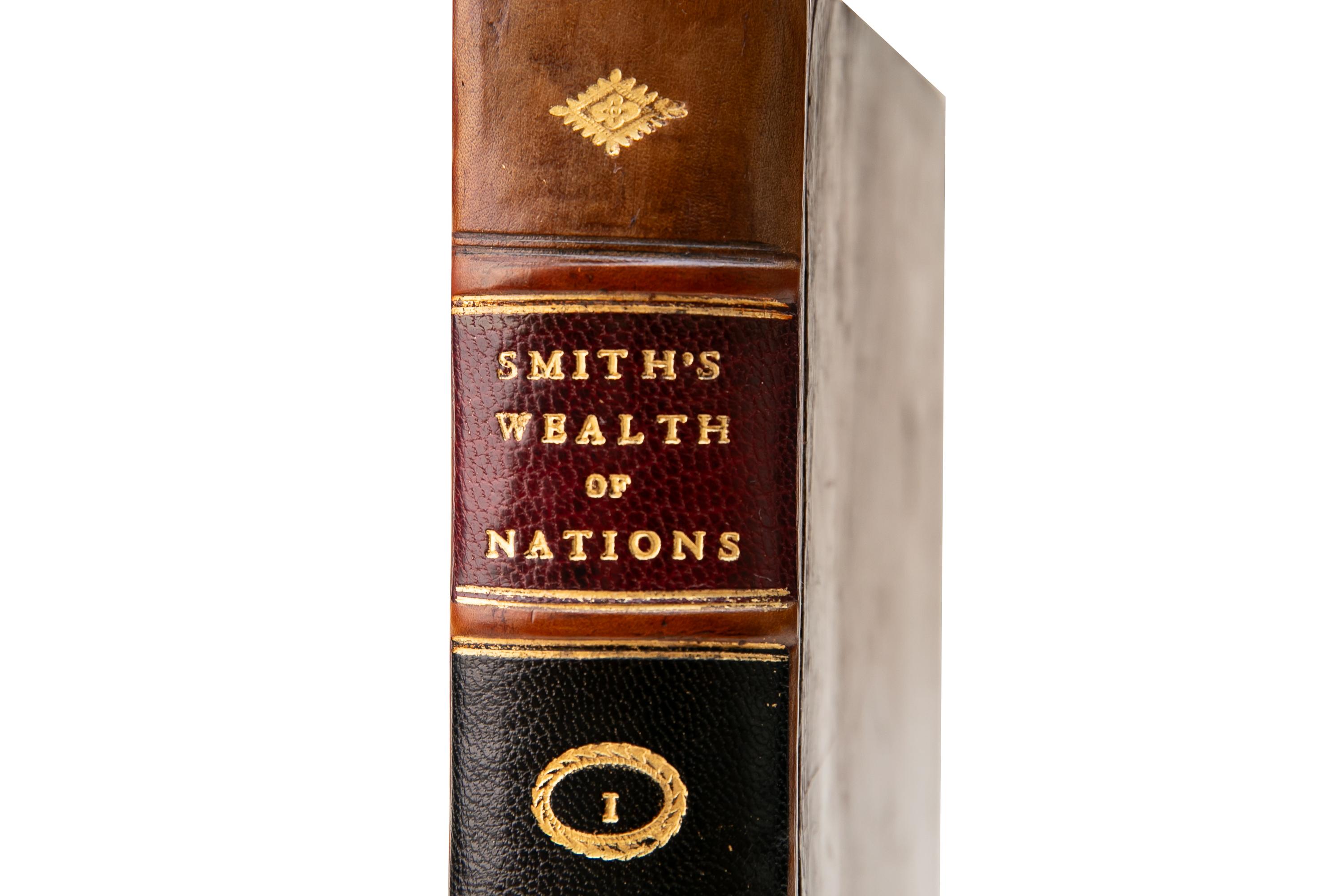 18th Century 3 Volumes. Adam Smith, The Wealth of Nations. For Sale