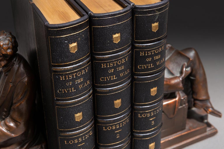 3 Volumes, Benson J. Lossing, The Pictorial History of the Civil War In Good Condition In New York, NY