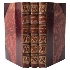 3 Volumes. Bertrand de Moleville, Private Memoirs of Lewis the XVI.