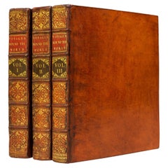 3 Volumes. Captain Cook, Captain Wallis, An Account of the Voyages