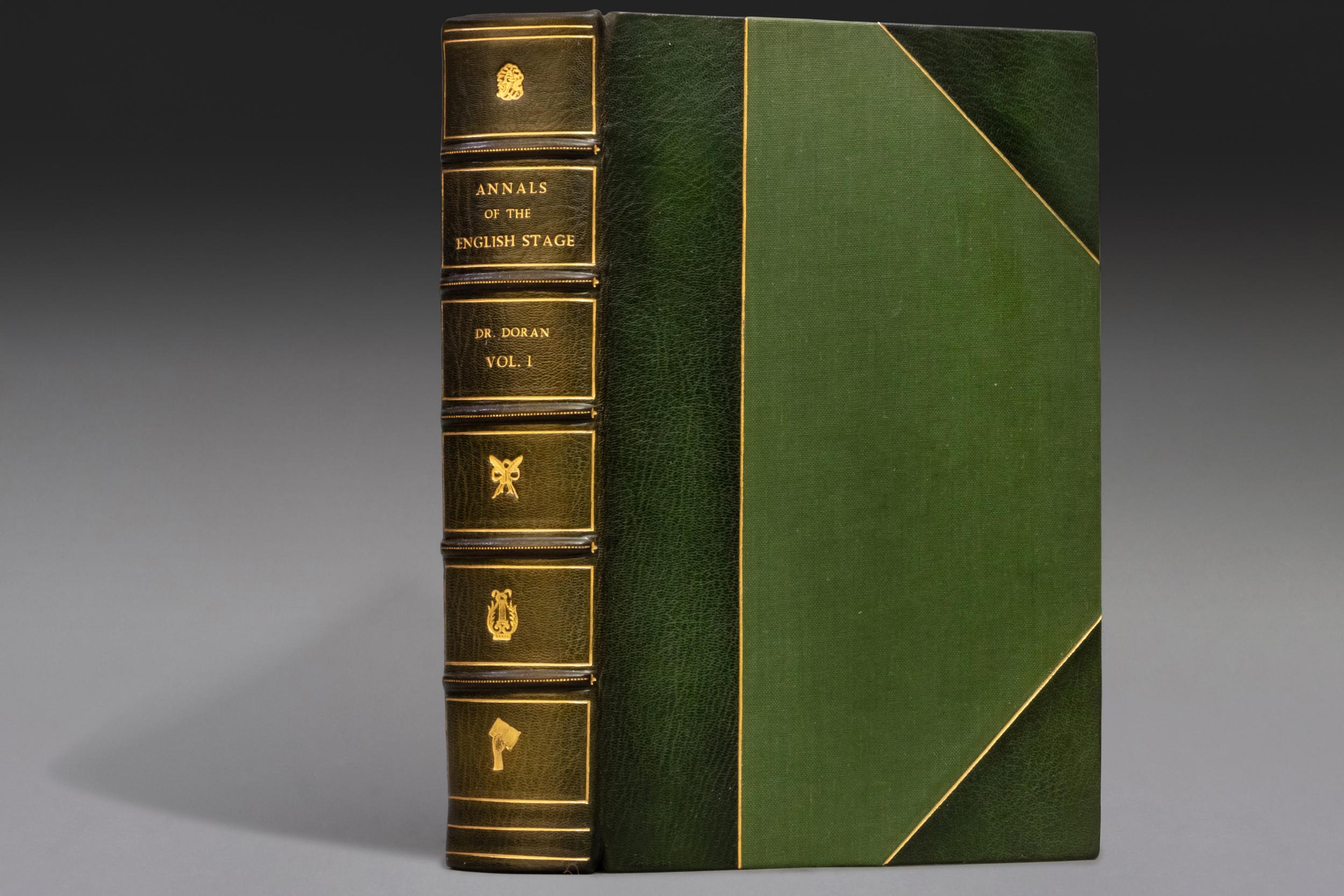 Anglais 3 Volumes. Doran, F.S.A. Annales de la scène anglaise. en vente