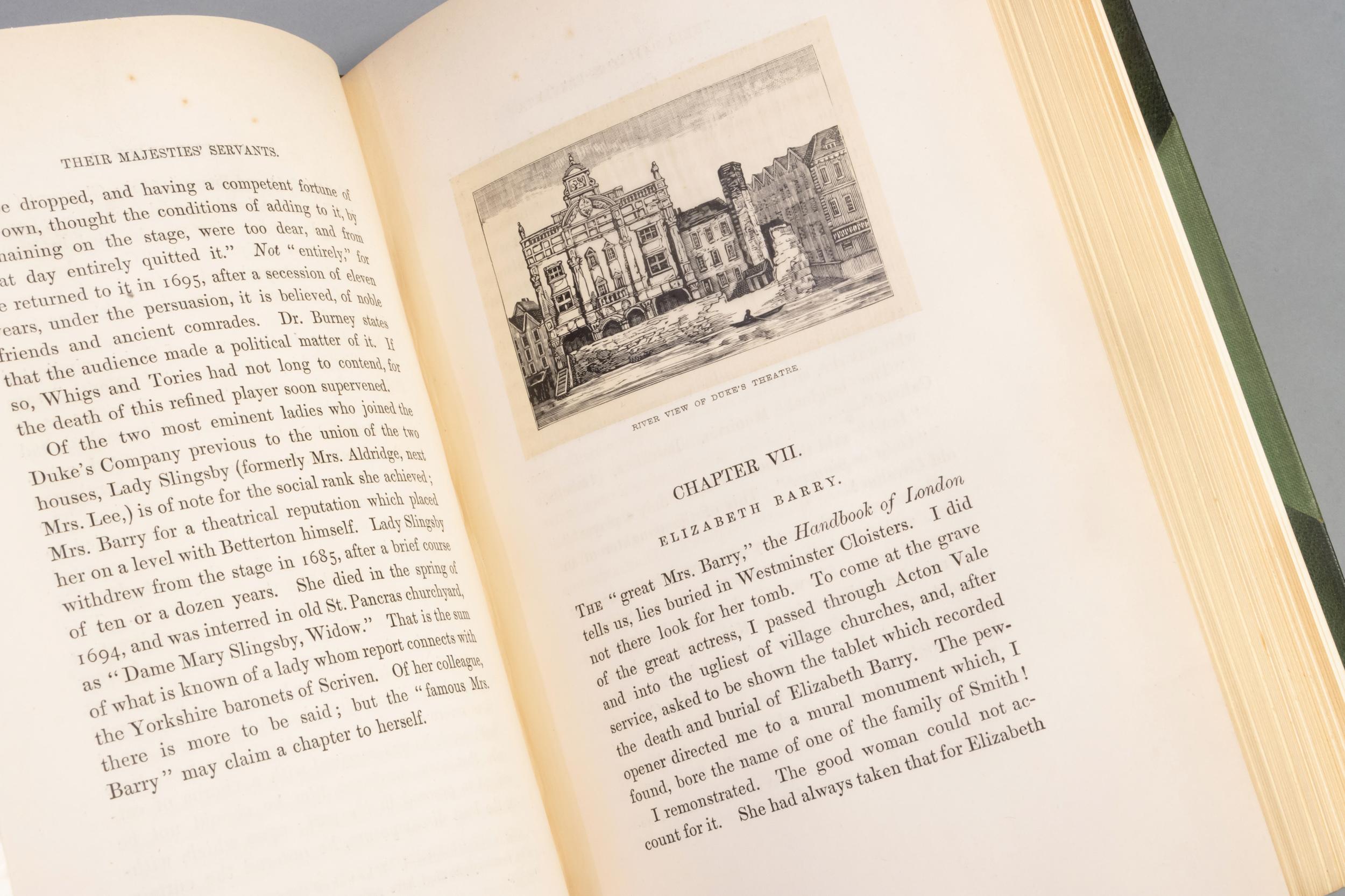 Cuir 3 Volumes. Doran, F.S.A. Annales de la scène anglaise. en vente