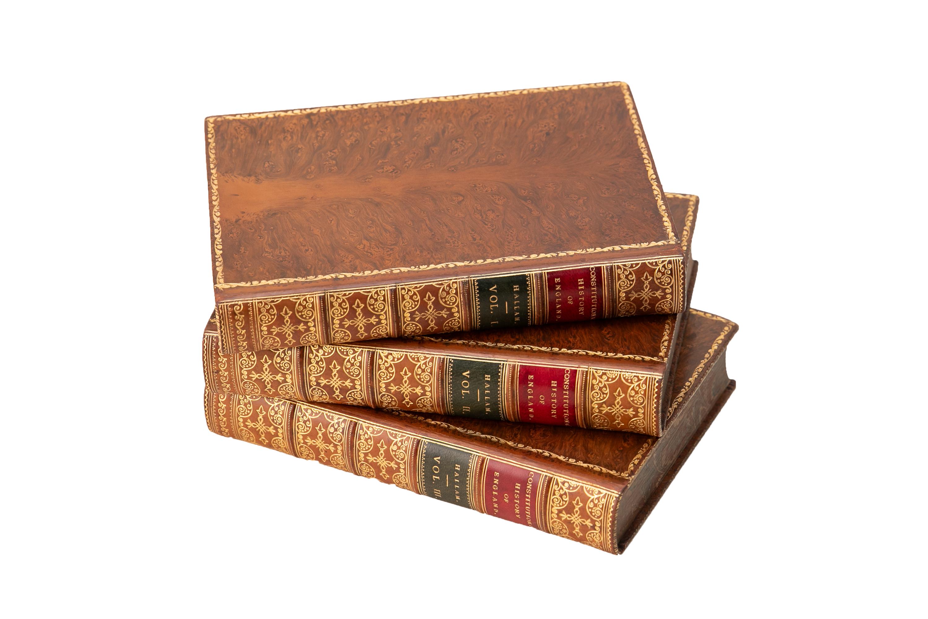 English 3 Volumes. Henry Hallam, The Constitutional History of England. For Sale