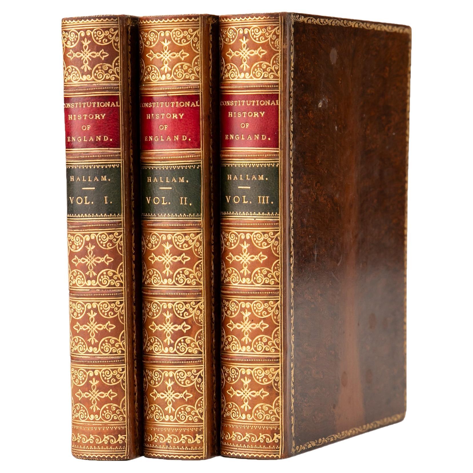 3 Volumes. Henry Hallam, The Constitutional History of England.