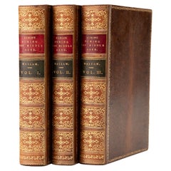 3 Volumes. Henry Hallam, Vue de l'état de l'Europe au Moyen Âge.