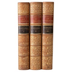 3 Volumes. Isaac Disraeli, curiosités de la littérature