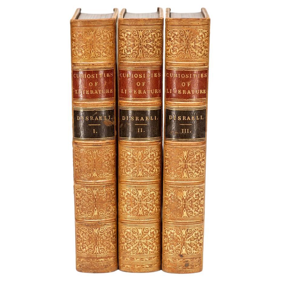 3 volúmenes. Isaac Disraeli. Curiosidades de la Literatura en venta