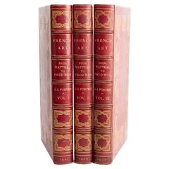 3 Volumes. J.J. Foster, French Art from Watteau to Prud'hon