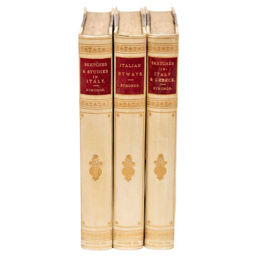 3 Volumes. John Addington Symonds, Sketches & Studies in Italy. For Sale