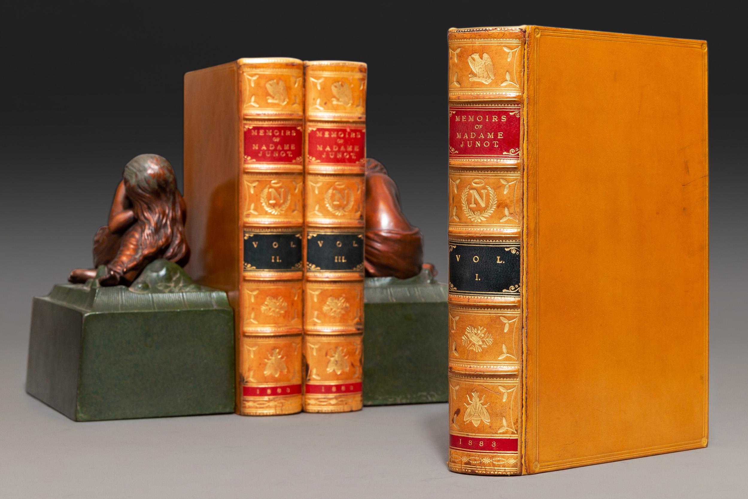 19th Century 3 Volumes, Laure Junot 'Dutchess D'Abrantes' The Memoirs