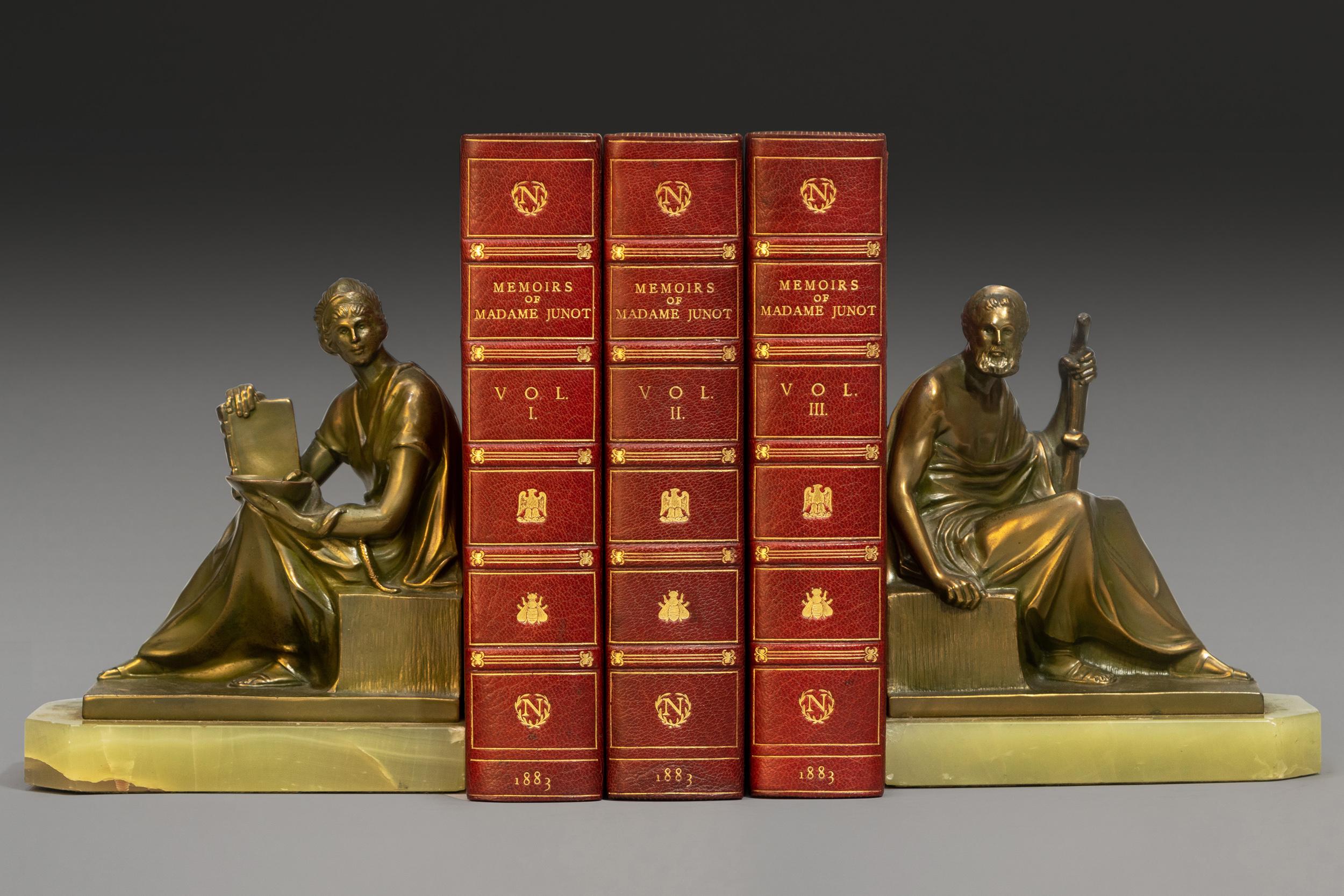 19th Century 3 Volumes, Madame Junot, Memoirs For Sale