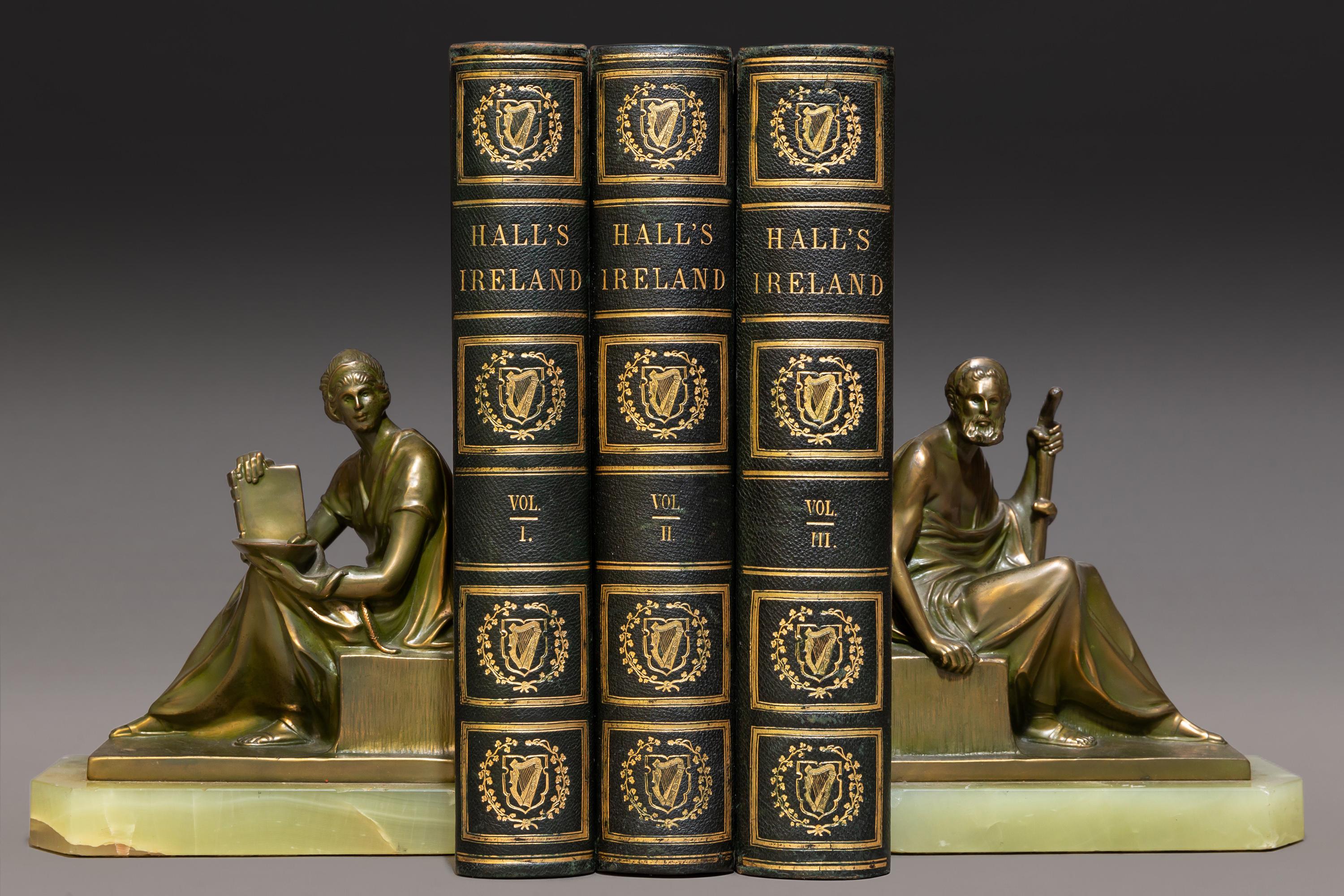3 Volumes, Mr. and Mrs. S. C. Hall, Ireland In Good Condition For Sale In New York, NY