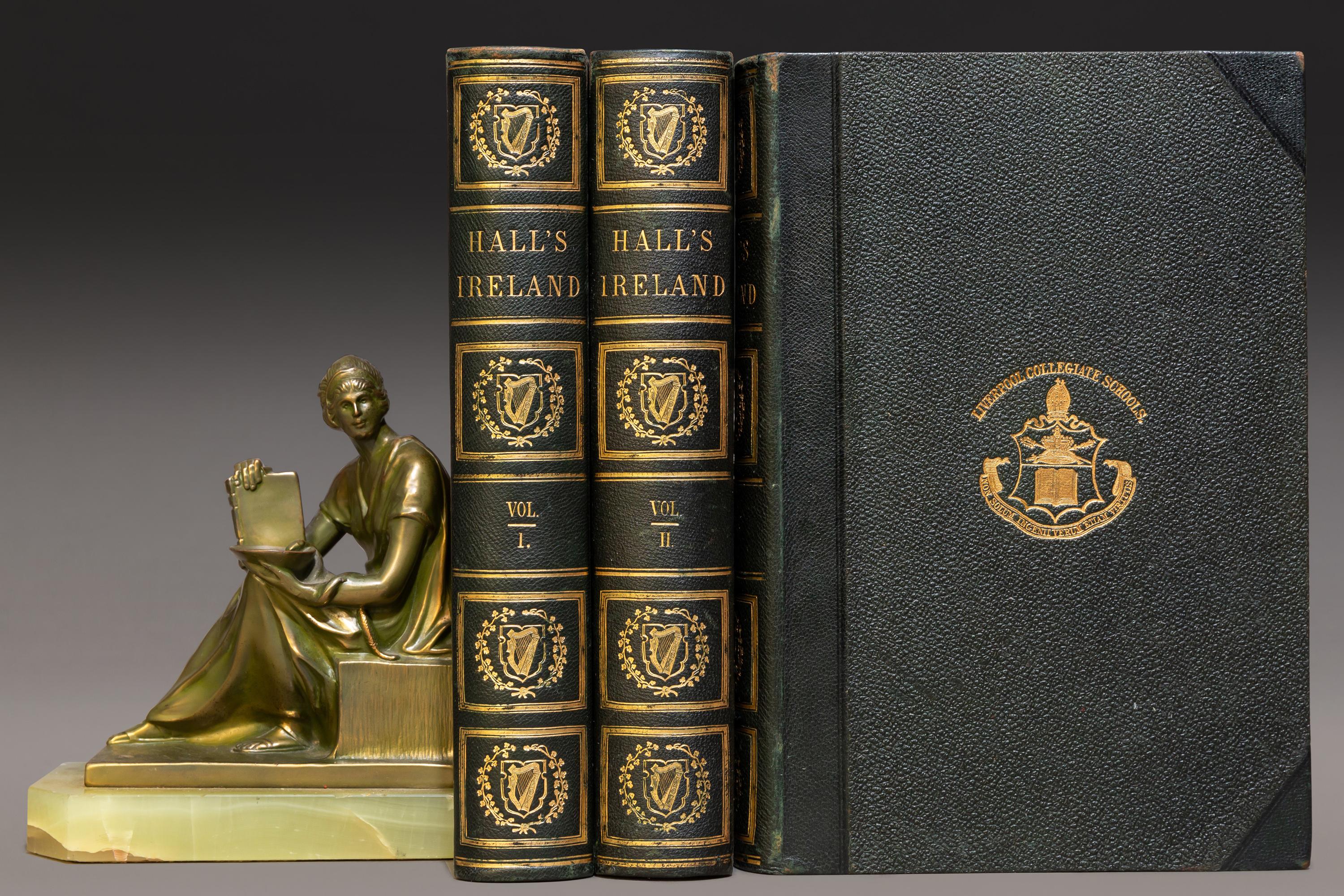 19th Century 3 Volumes, Mr. and Mrs. S. C. Hall, Ireland For Sale