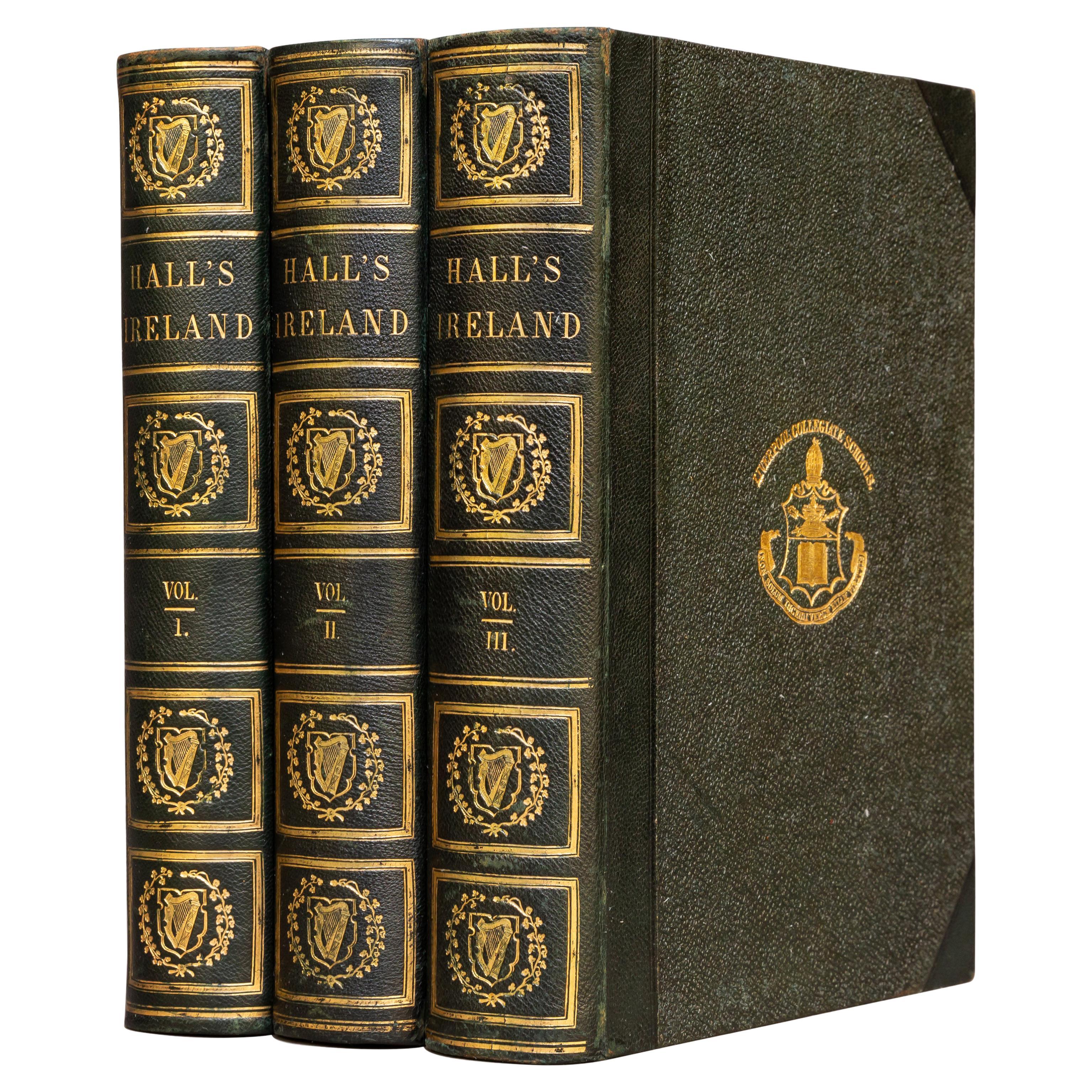 3 Volumes, Mr. and Mrs. S. C. Hall, Ireland For Sale