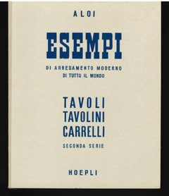 3 Volumes of the Robert Aloi, Esempi Furniture Series (Books)
