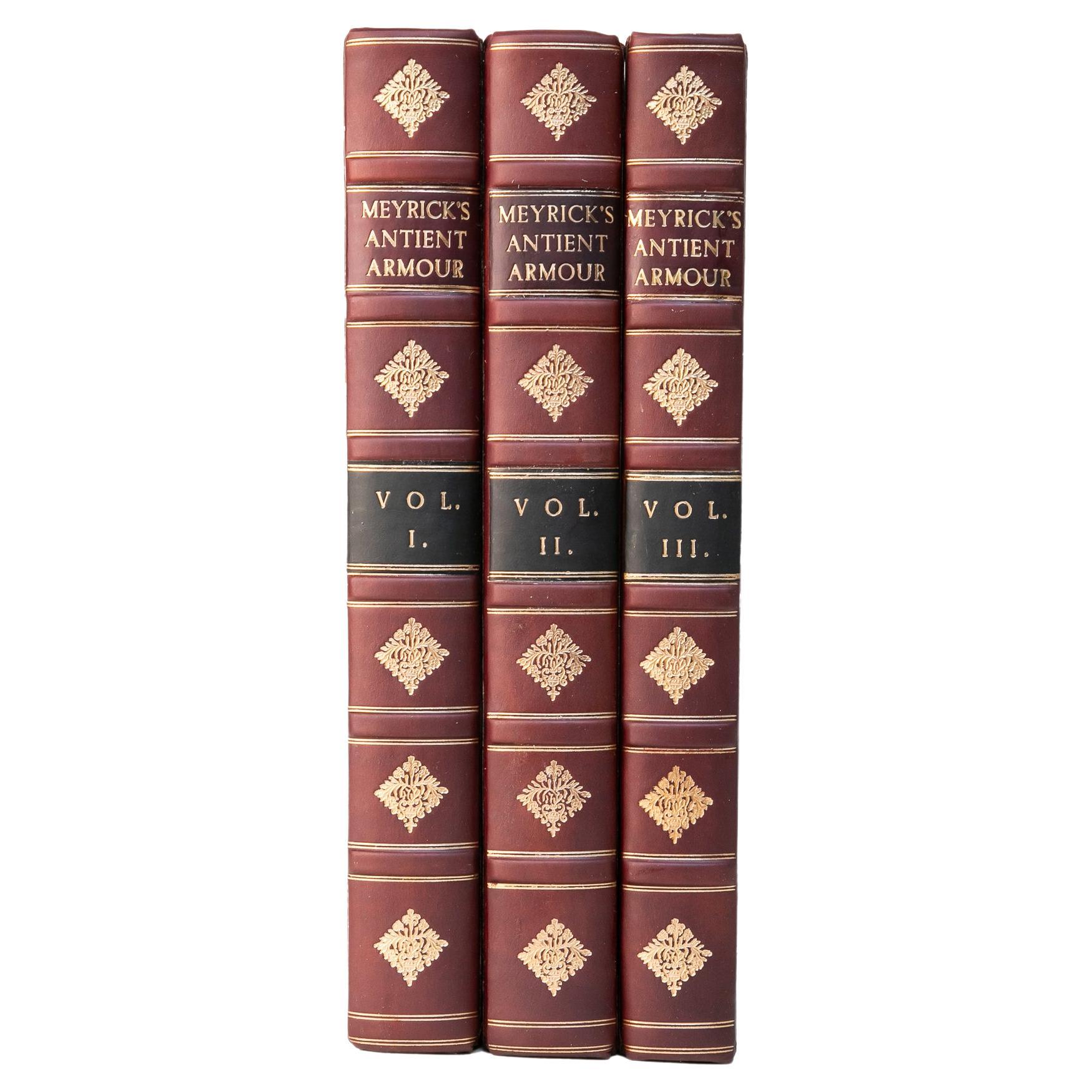 3 Volumes. Samuel Rush Meyrick, Ancient Armour.