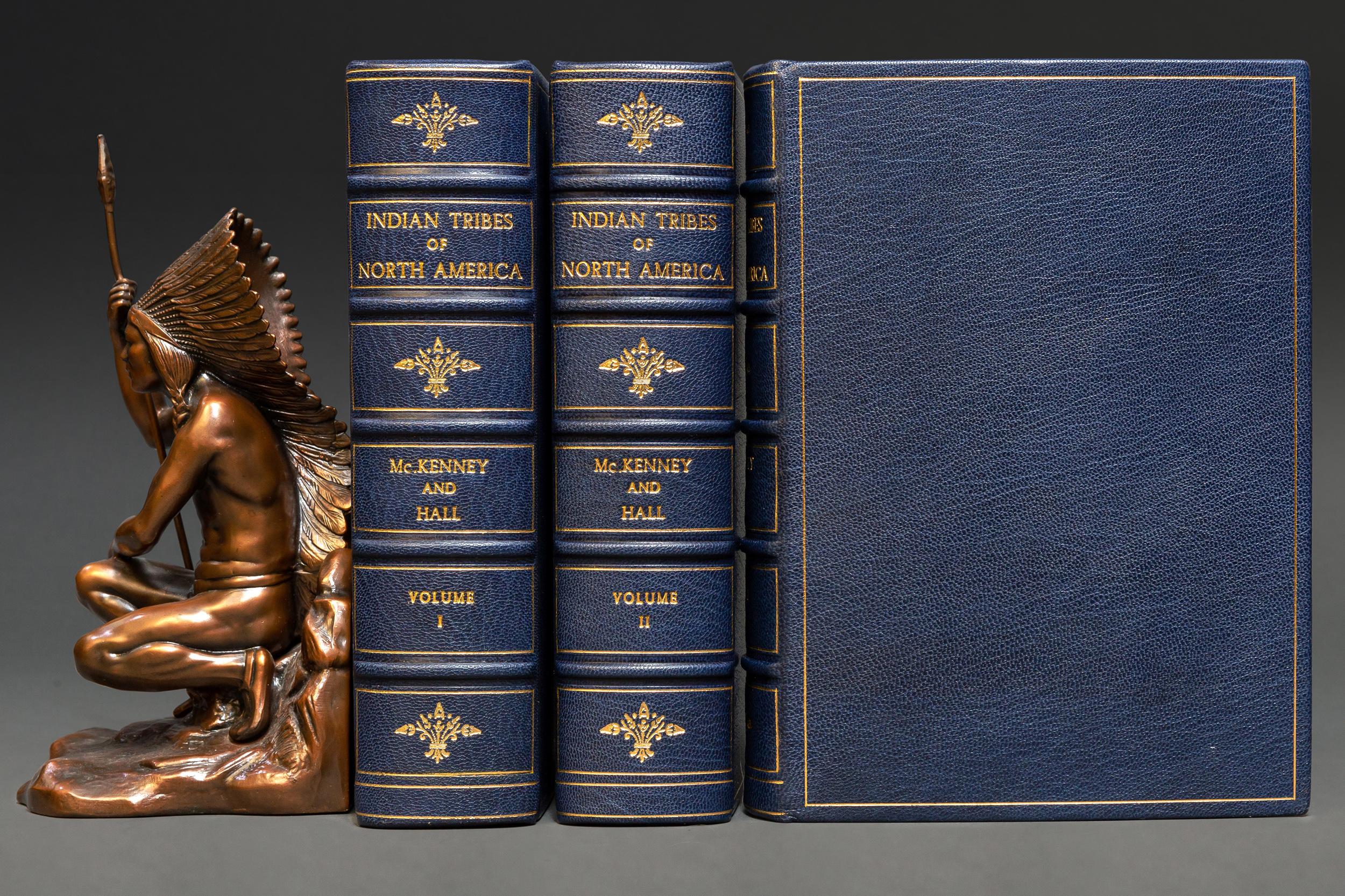 Scottish 3 Volumes. Thomas L. McKenney & James Hall, The Indian Tribes of North America
