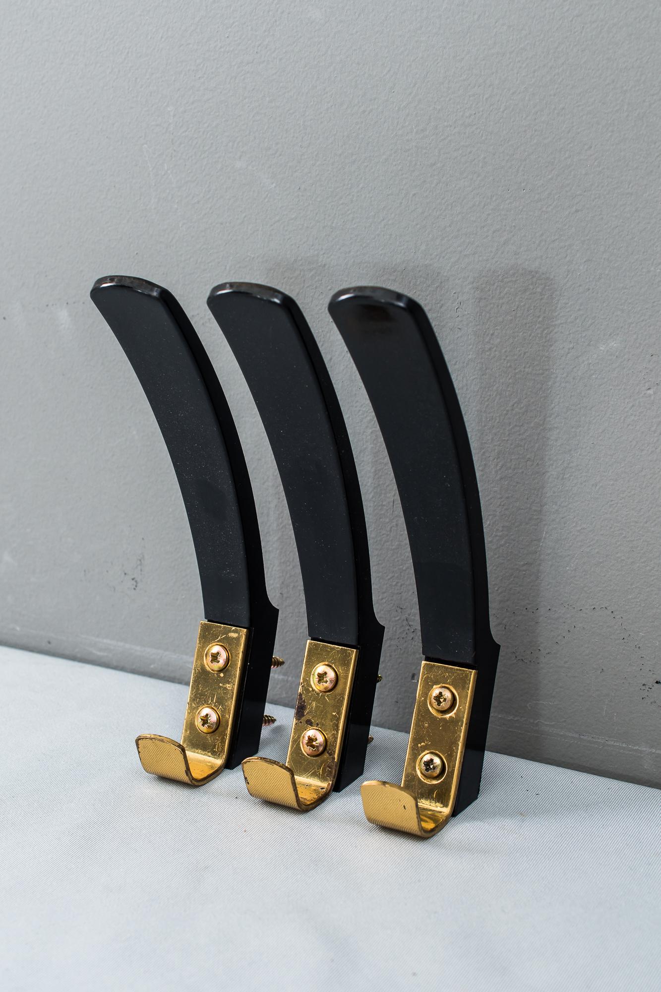 Mid-Century Modern 3 Wall Hooks