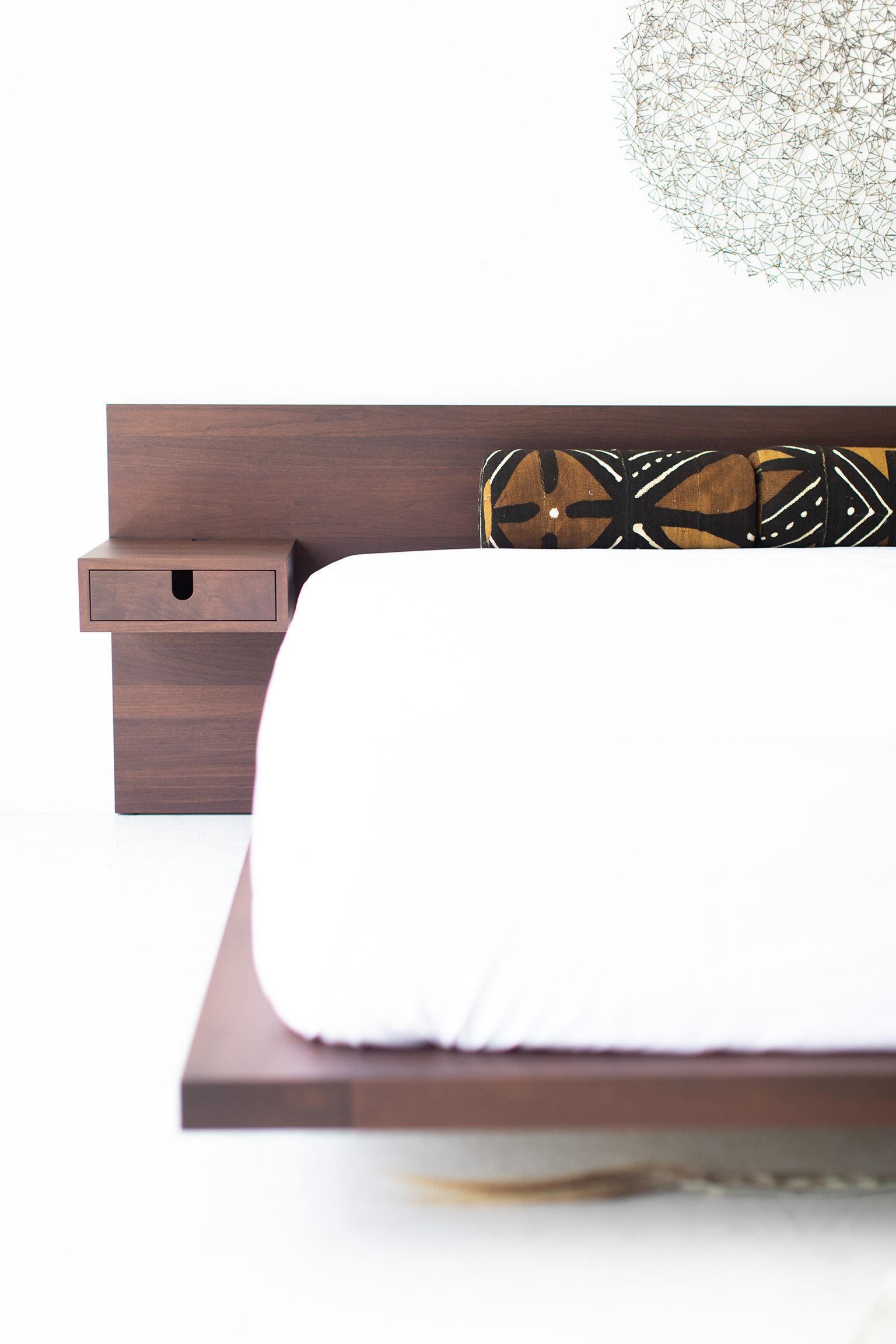 This is a custom listing for Monique. The price includes 3 King sized beds at 15% discount as discussed.
The shipping cost will be added by the 1stDibs team.

This modern platform bed is made in the heart of Ohio with locally sourced wood. Each