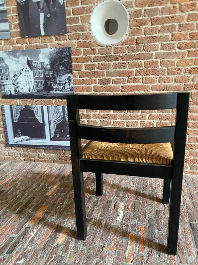 3 Wenge/Black Martin Visser for 't Spectrum Chairs, 1960's For Sale 5