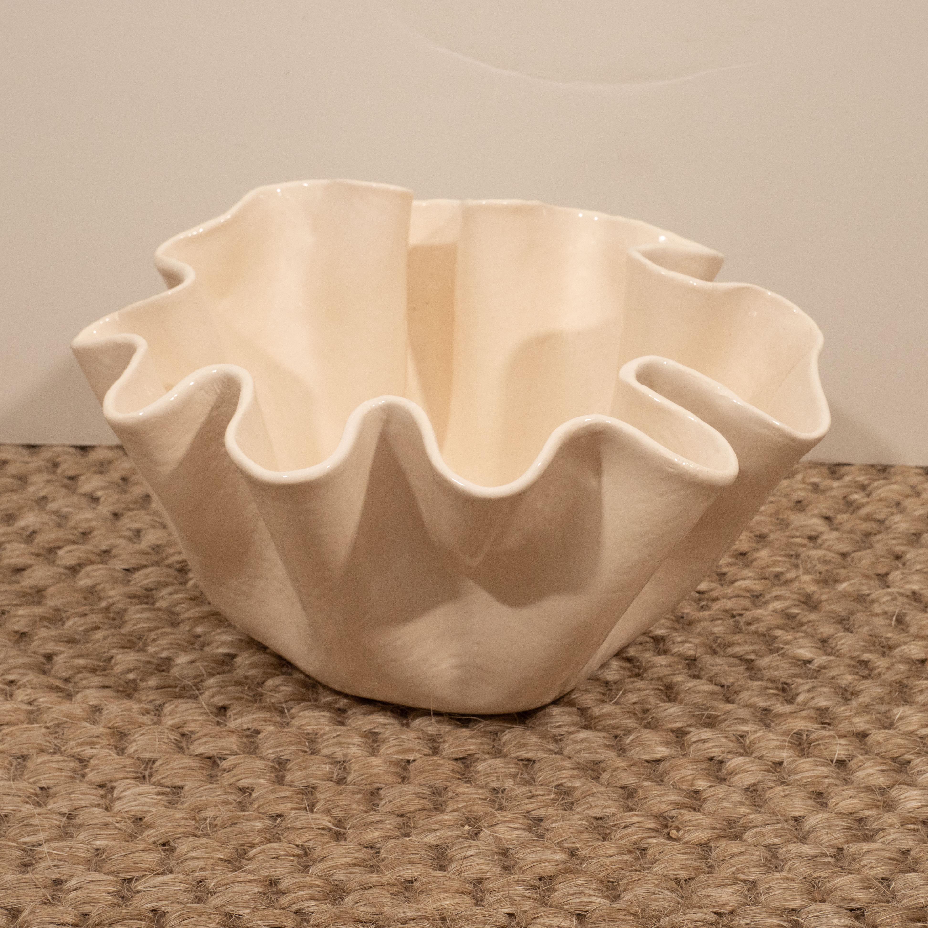 3 White Ceramic Bowls 2