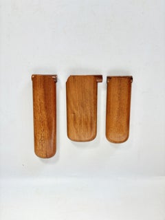 3 wooden cigar boxes, France, 1960