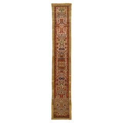 3 x 15  Modern Peach Persian Wool Runner Featuring an Allover Design