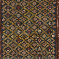 3' x 4'3'' Antique Caucasian Karagashli Shirvan Rug, Ca 1910
