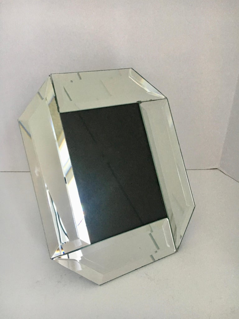3 x 5 Beveled Mirror Picture Frame at 1stDibs