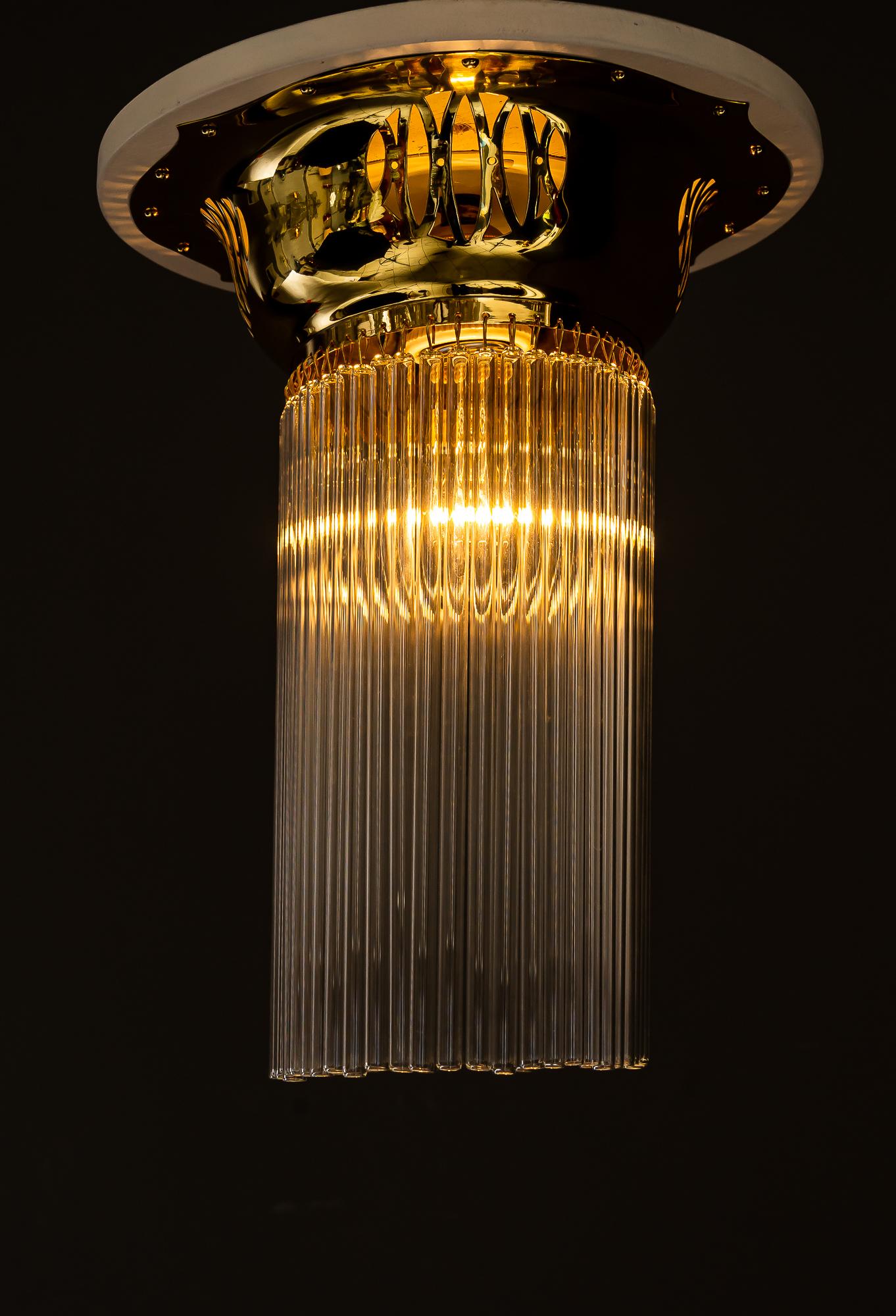 3 x Ceiling Lamps Vienna around 1920s 4