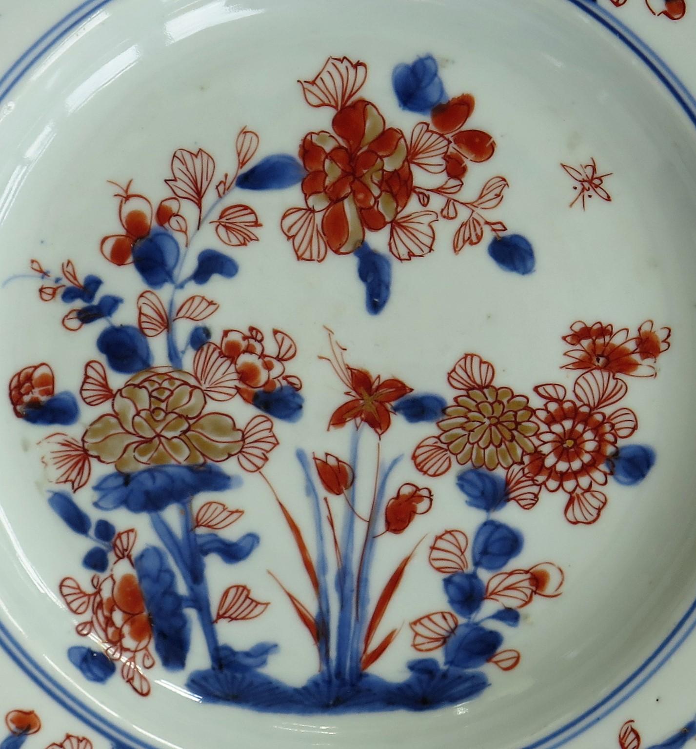  THREE Kangxi Chinese Export Porcelain Plates Artemisia Leaf Mark, Ca 1700  5