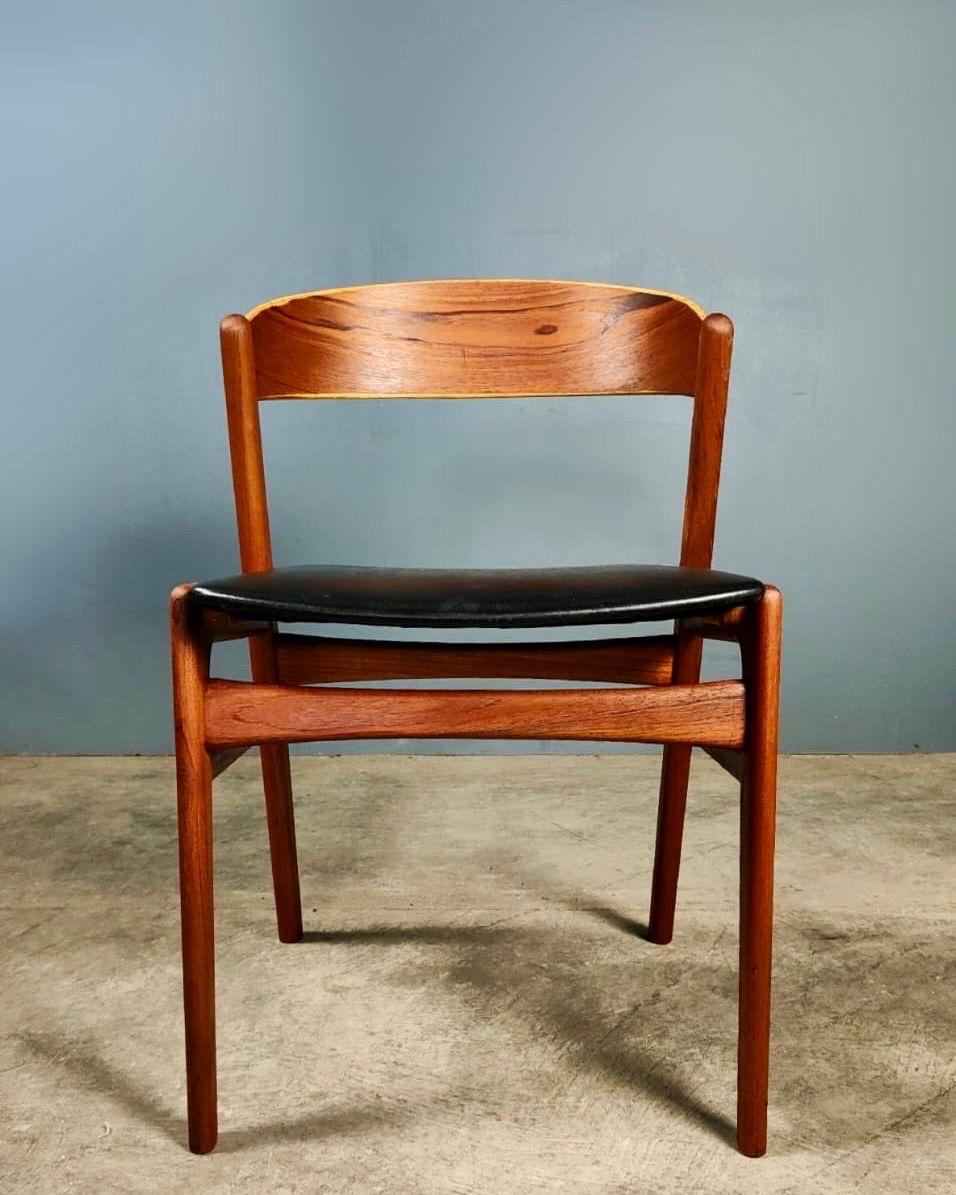 Inconnu 3 chaises de salle à manger Dux Of Sweden Ribbon Mid Century Vintage Retro MCM en vente