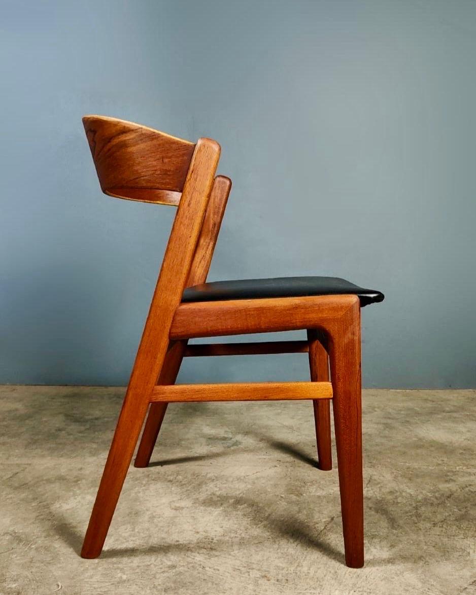 Milieu du XXe siècle 3 chaises de salle à manger Dux Of Sweden Ribbon Mid Century Vintage Retro MCM en vente
