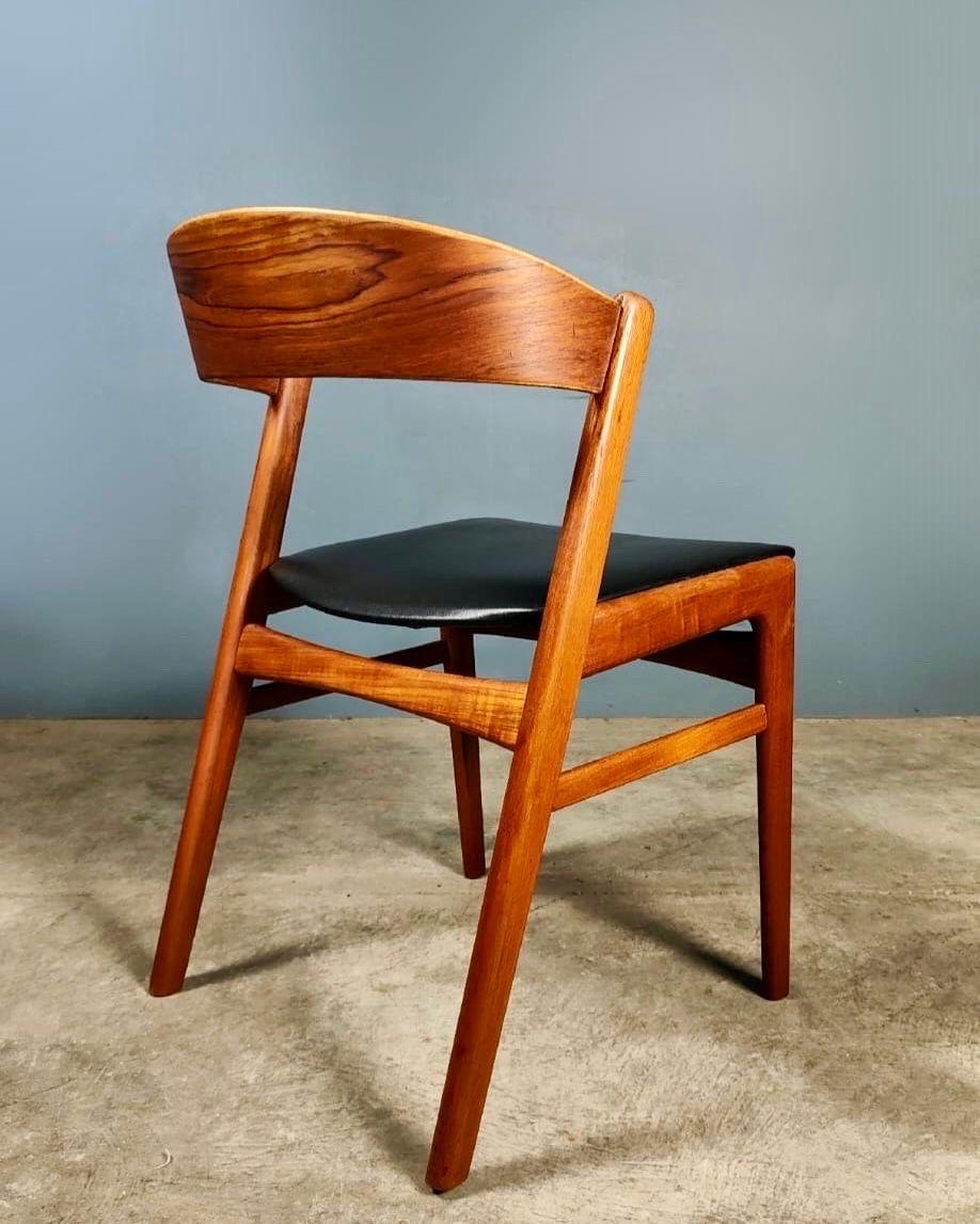 Other 3 x Dux Of Sweden Ribbon Dining Chairs Mid Century Vintage Retro MCM For Sale